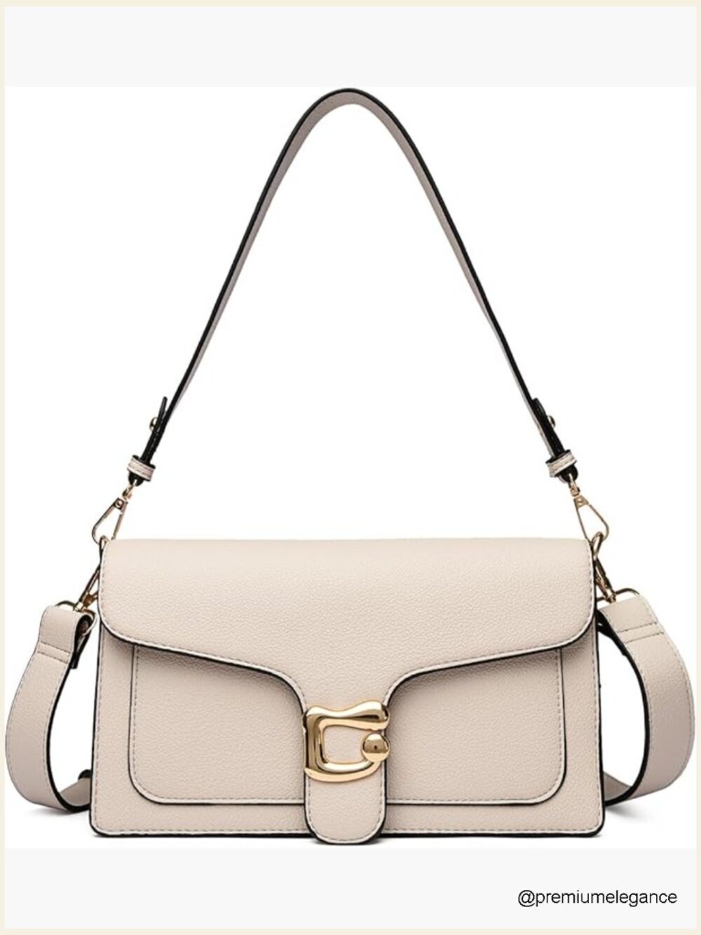 Crossbody Bag with 2 Detachable Straps